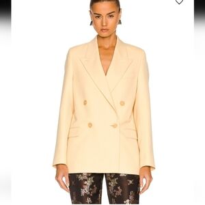 Acne Studios Vanilla Blazer With Tailored Fit Size 38
